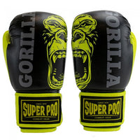 Super Pro Kids Bokshandschoenen Gorilla - Zwart/Geel