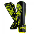 Super Pro Kids Scheenbeschermers Gorilla - Zwart/Geel