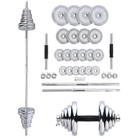 HMS Verstelbare Halter en Dumbbell Set met Opbergkoffer - 50 kg