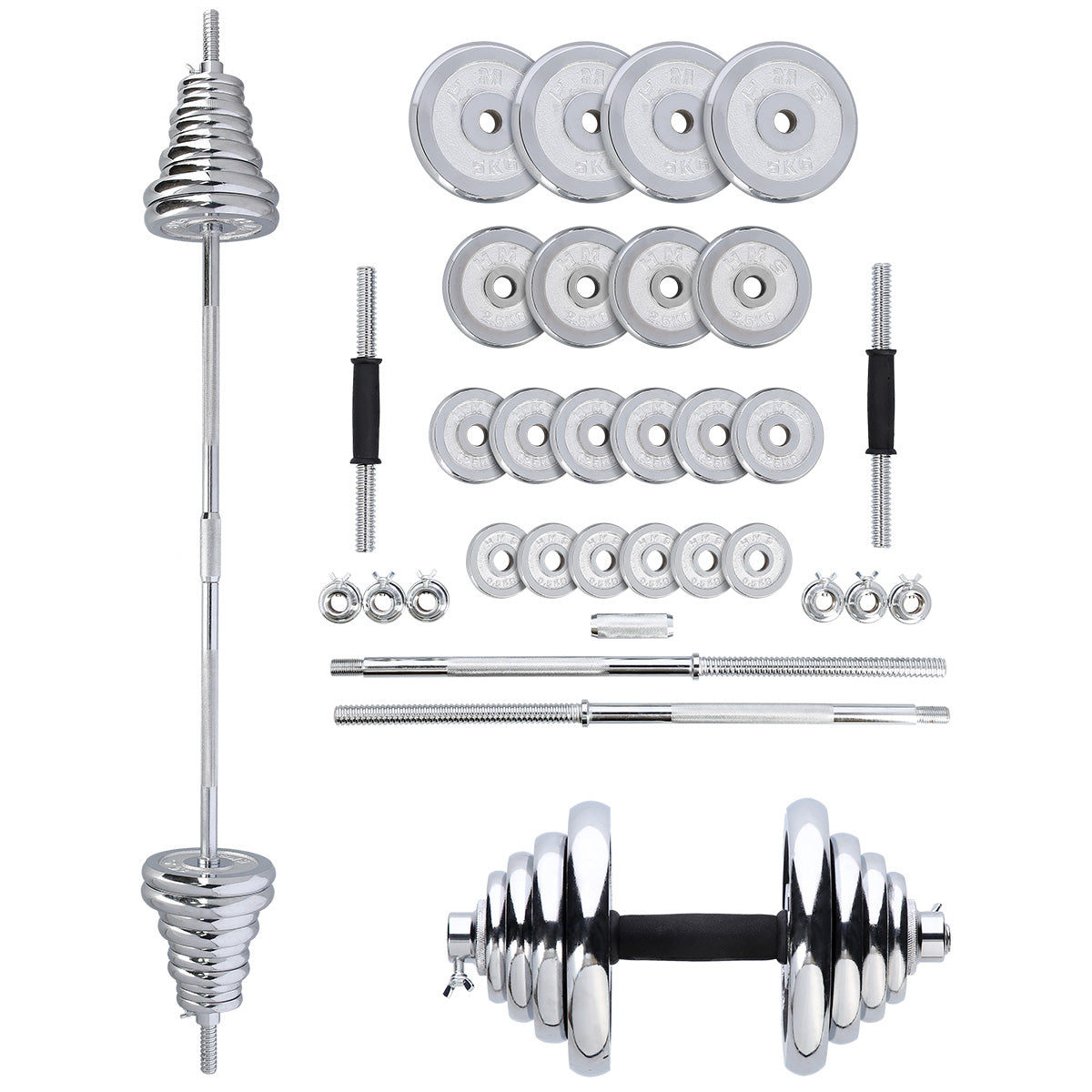 HMS Verstelbare Halter en Dumbbell Set met Opbergkoffer - 50 kg