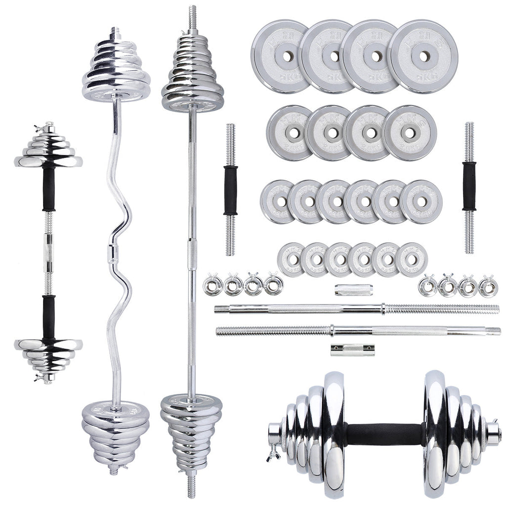 HMS Verstelbare Halter en Dumbbell Set met Opbergkoffer - 55 kg