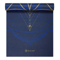 Gaiam Reversible Yogamat - 6 mm - Metallic Sun & Moon