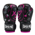 Super Pro Combat Gear Bokshandschoenen Kids Bear - Zwart/Roze