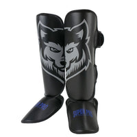 Super Pro Combat Gear Scheenbeschermer Kids Wolf - Zwart/Grijs