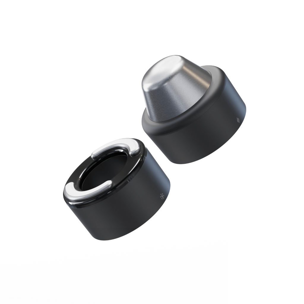 Therabody TheraFace Hot & Cold Rings - Zwart