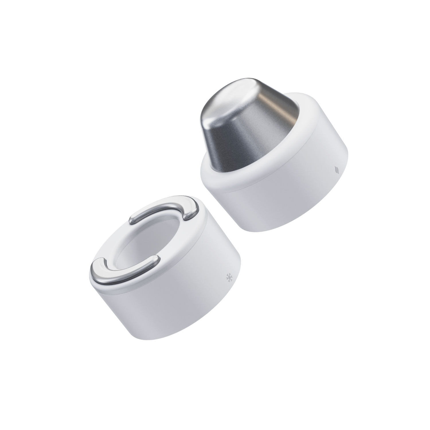 Therabody TheraFace Hot & Cold Rings - Wit