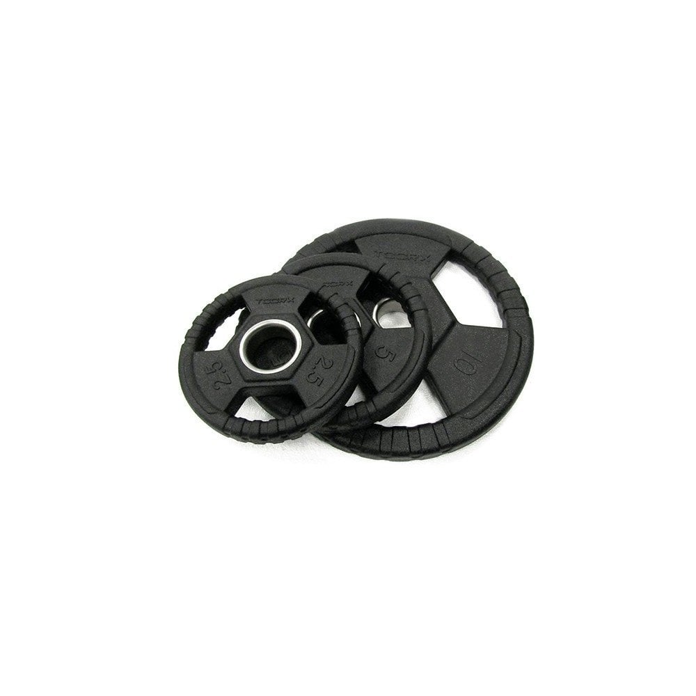 Toorx Fitness Rubber Olympische Halterschijf 50 mm - 15 kg - Per stuk