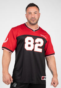 Gorilla Wear Trenton Football Jersey - Zwart/Rood