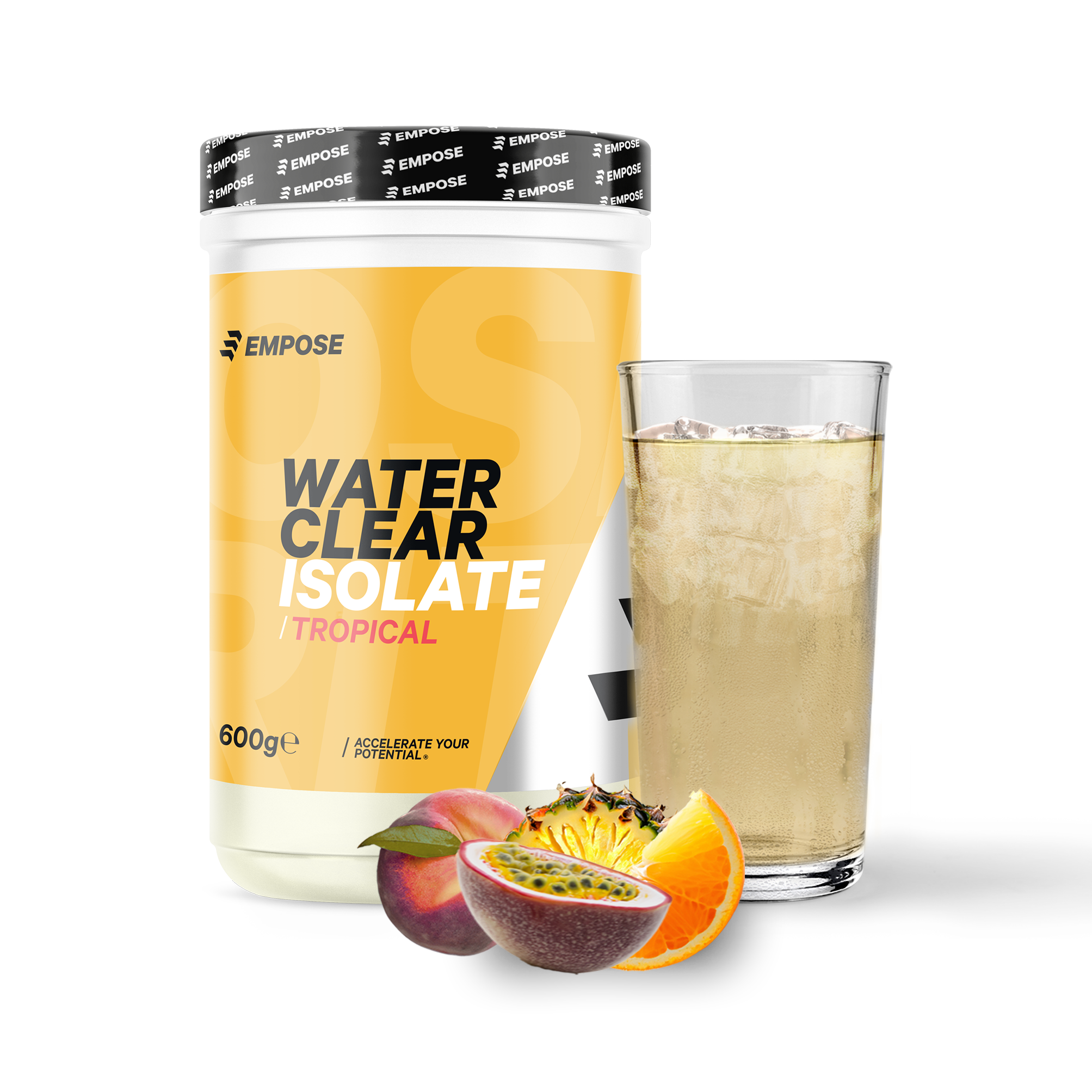 Empose Nutrition Water Clear Isolate - Proteine Ranja - Eiwit Poeder - 600 gr - Tropical