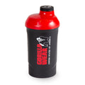 Gorilla Wear Wave Shake Beker - 600 ml - Zwart/Rood