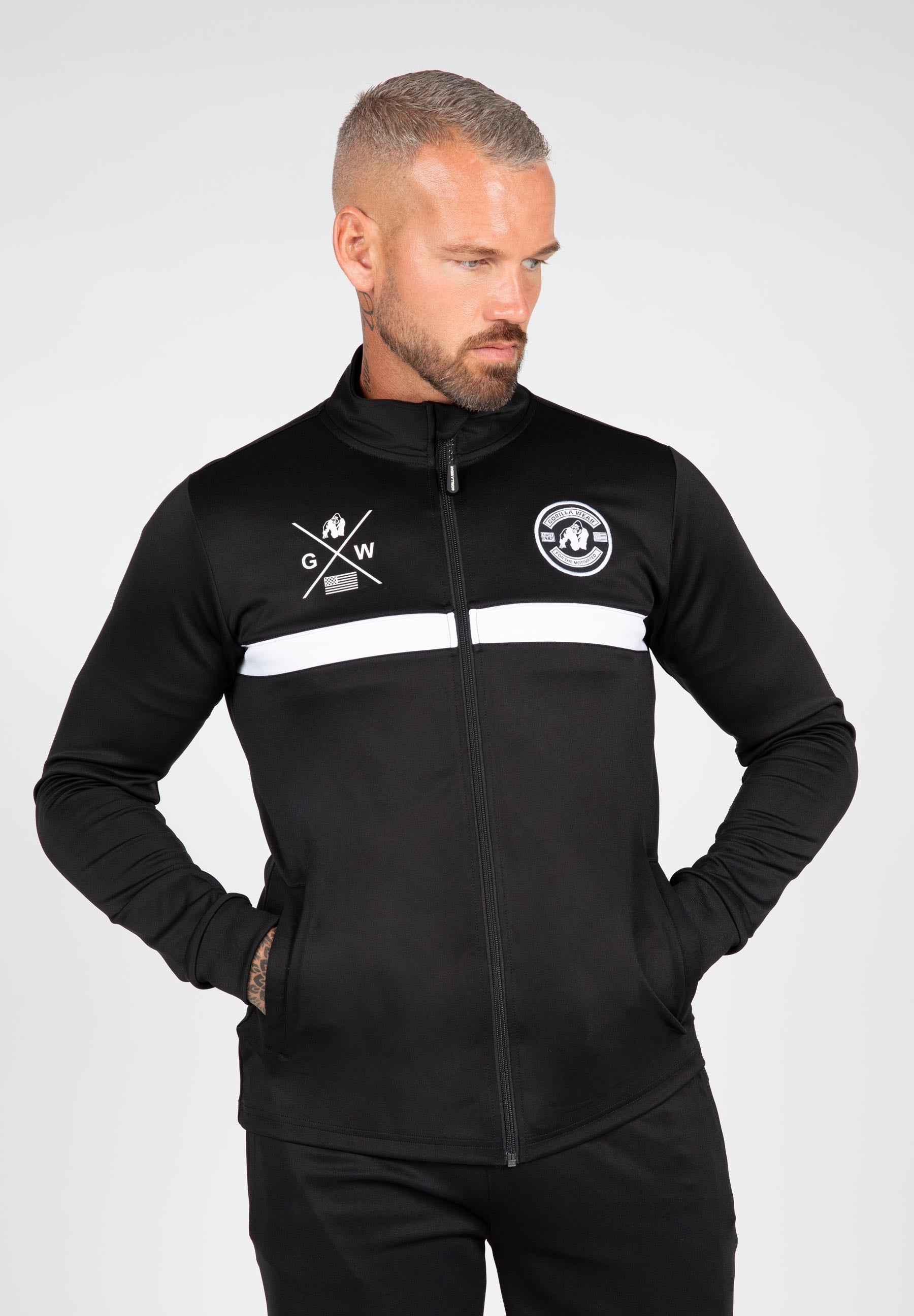Gorilla Wear Vernon Trainingsjas - Zwart
