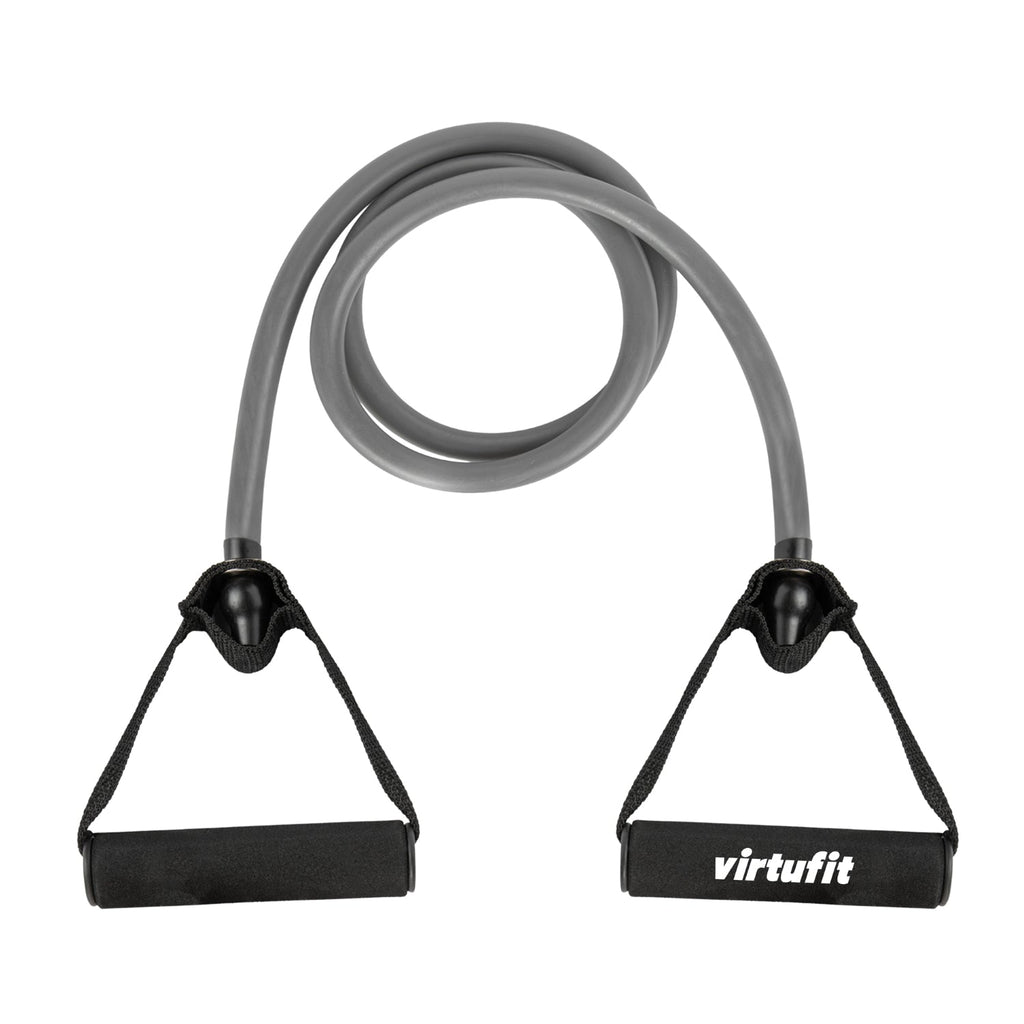 VirtuFit Weerstandskabel - Fitness Elastiek - Met Handvat - Medium