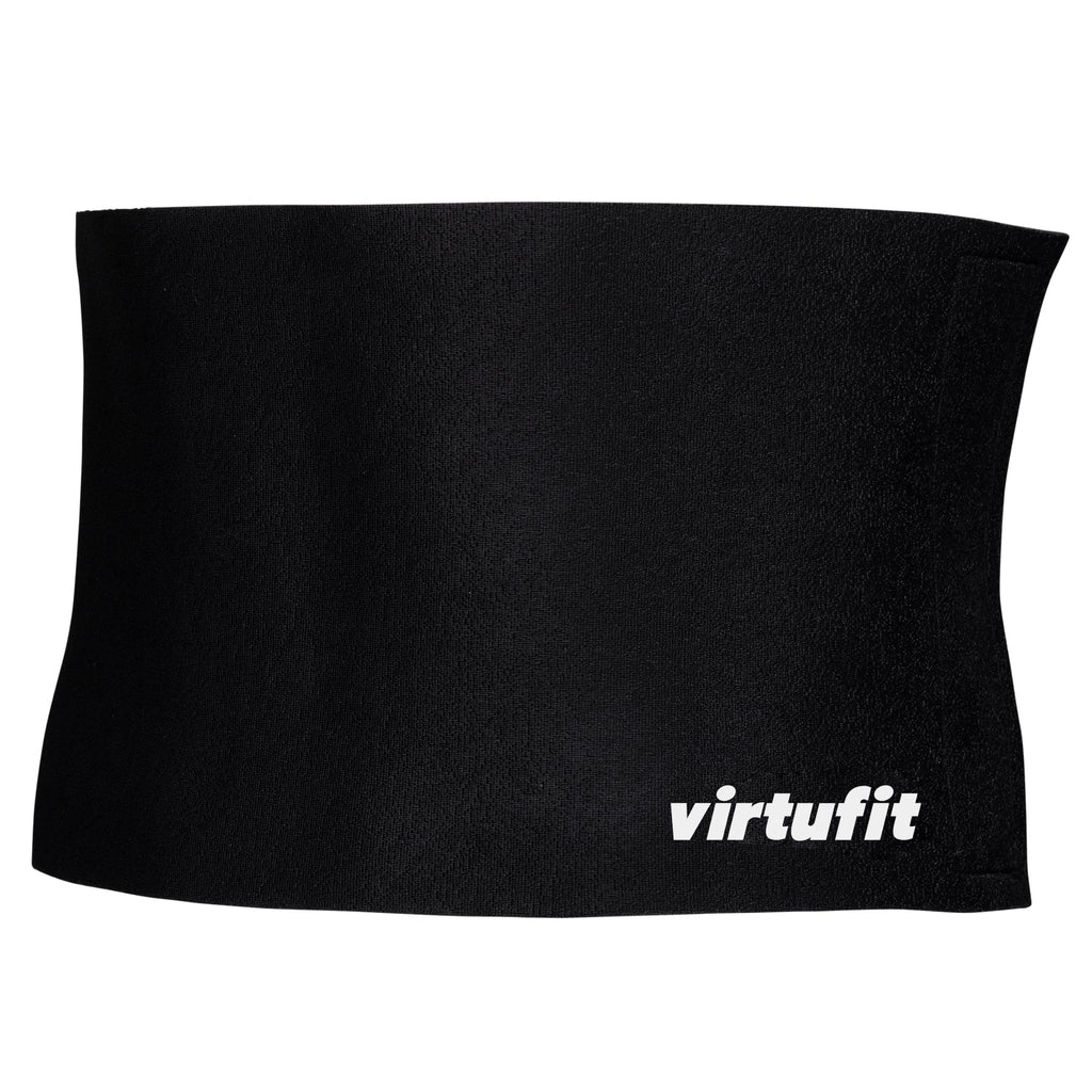VirtuFit Afslank Tailleband Neopreen 20 - Afslankband - Waist Trainer - 20 cm - Zwart