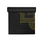 VirtuFit Premium Yogamat - 183 x 61 x 0,4 cm - Onyx Black Mandala