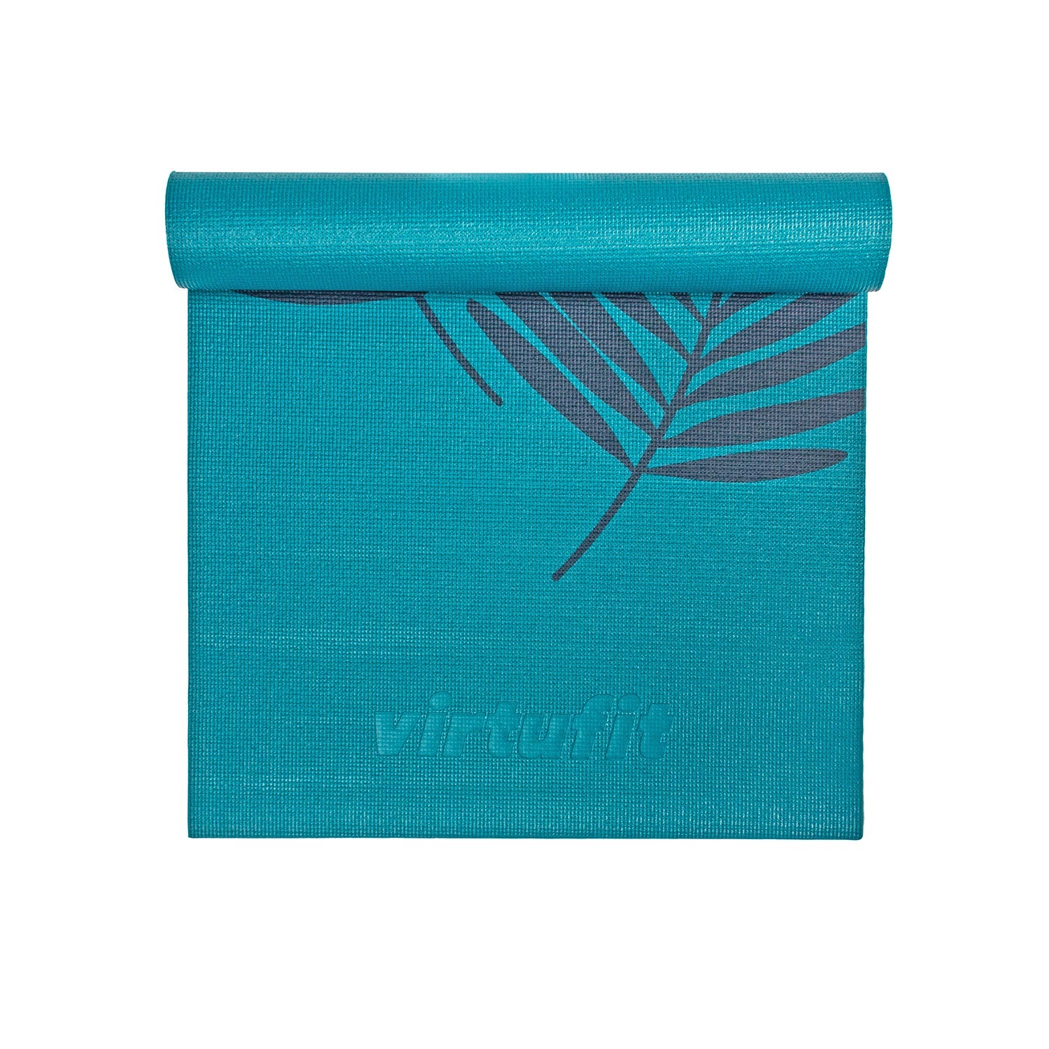 VirtuFit Premium Yogamat - 183 x 61 x 0,4 cm - Ocean Green Forest