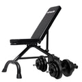 VirtuFit Multifunctionele fitnessbank - Dumbbellset Pro - 2 x 14 kg- Vinyl