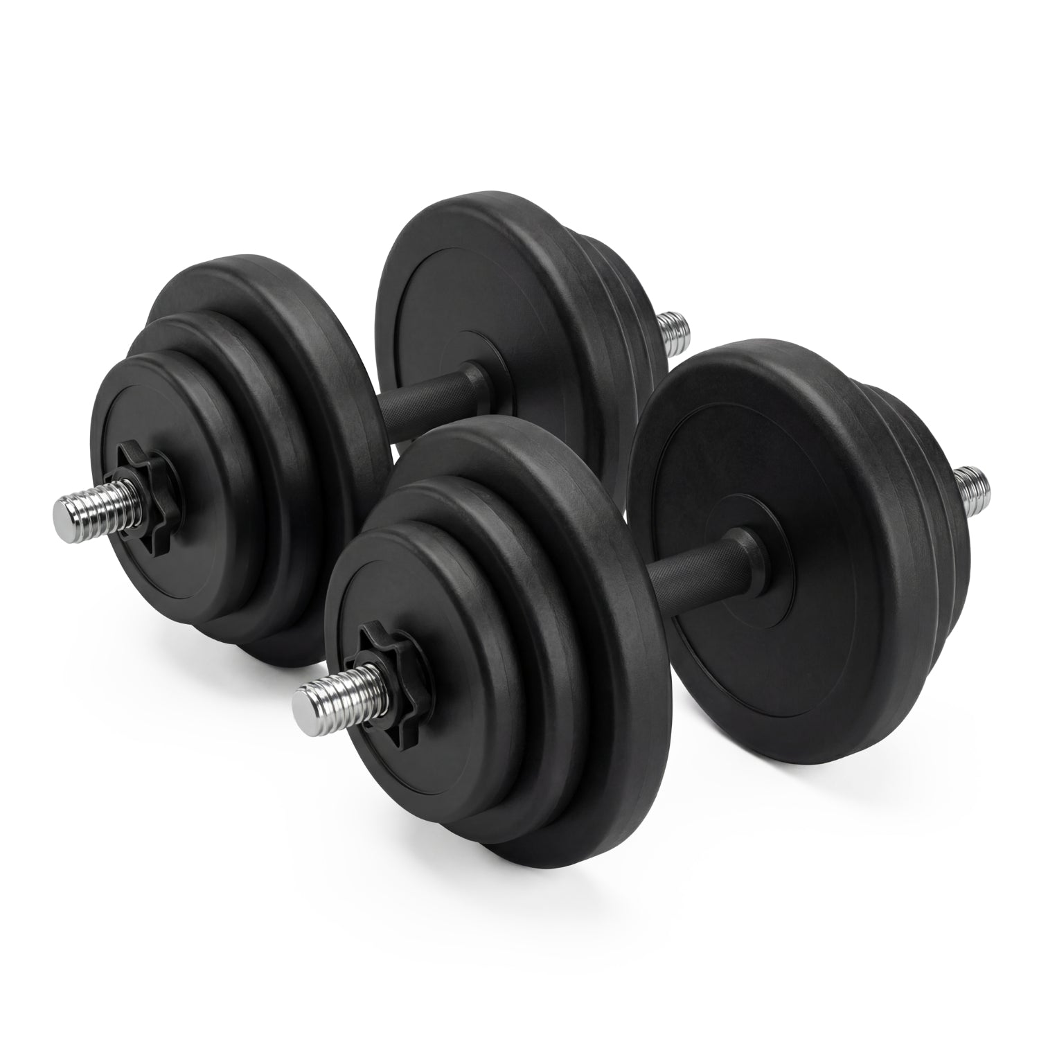 VirtuFit Verstelbare Dumbbell Set - Vinyl - 2 x 14 kg