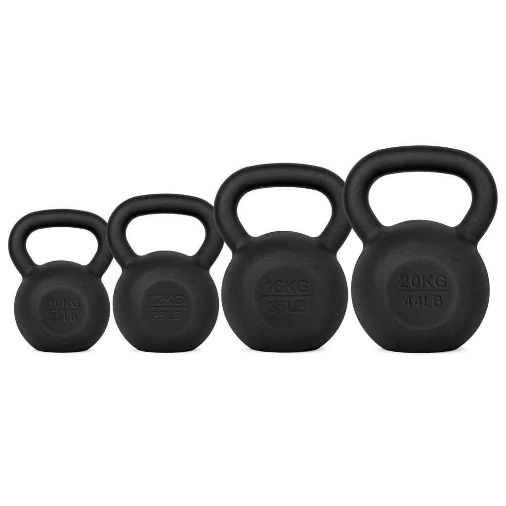 VirtuFit Kettlebell Set Gietijzer 10-12-16-20 kg