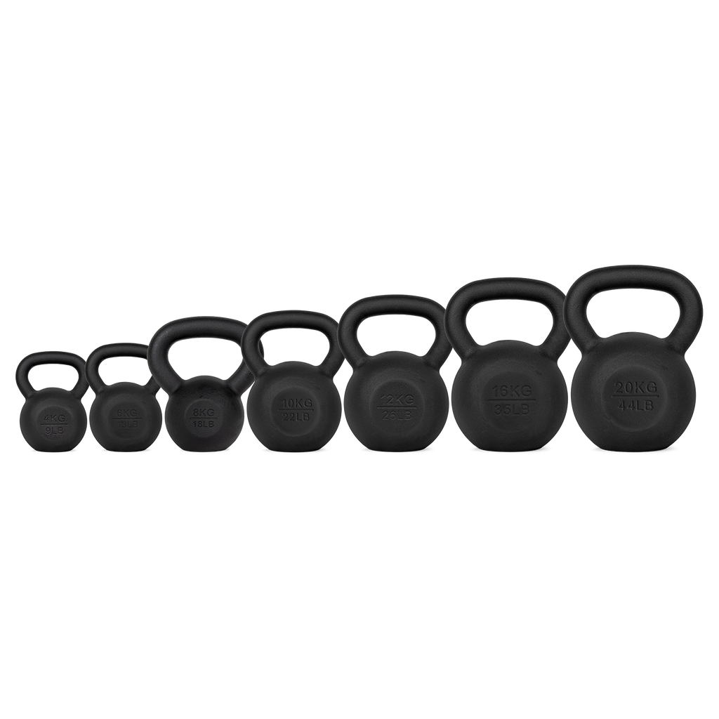 VirtuFit Kettlebell Set Gietijzer 4-6-8-10-12-16-20 kg