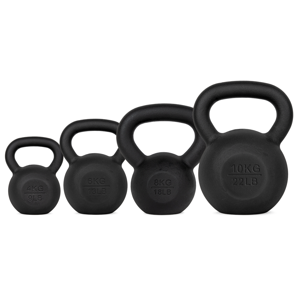 VirtuFit Kettlebell Set Gietijzer 4-6-8-10 kg