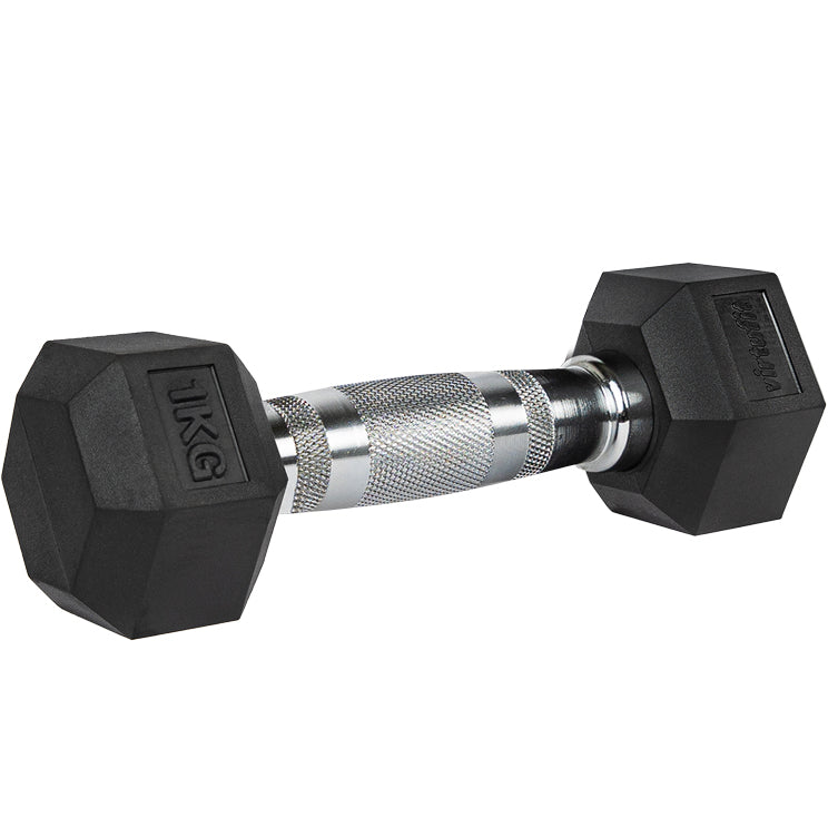 VirtuFit Hexa Dumbbell Pro - 1 kg - Per Stuk