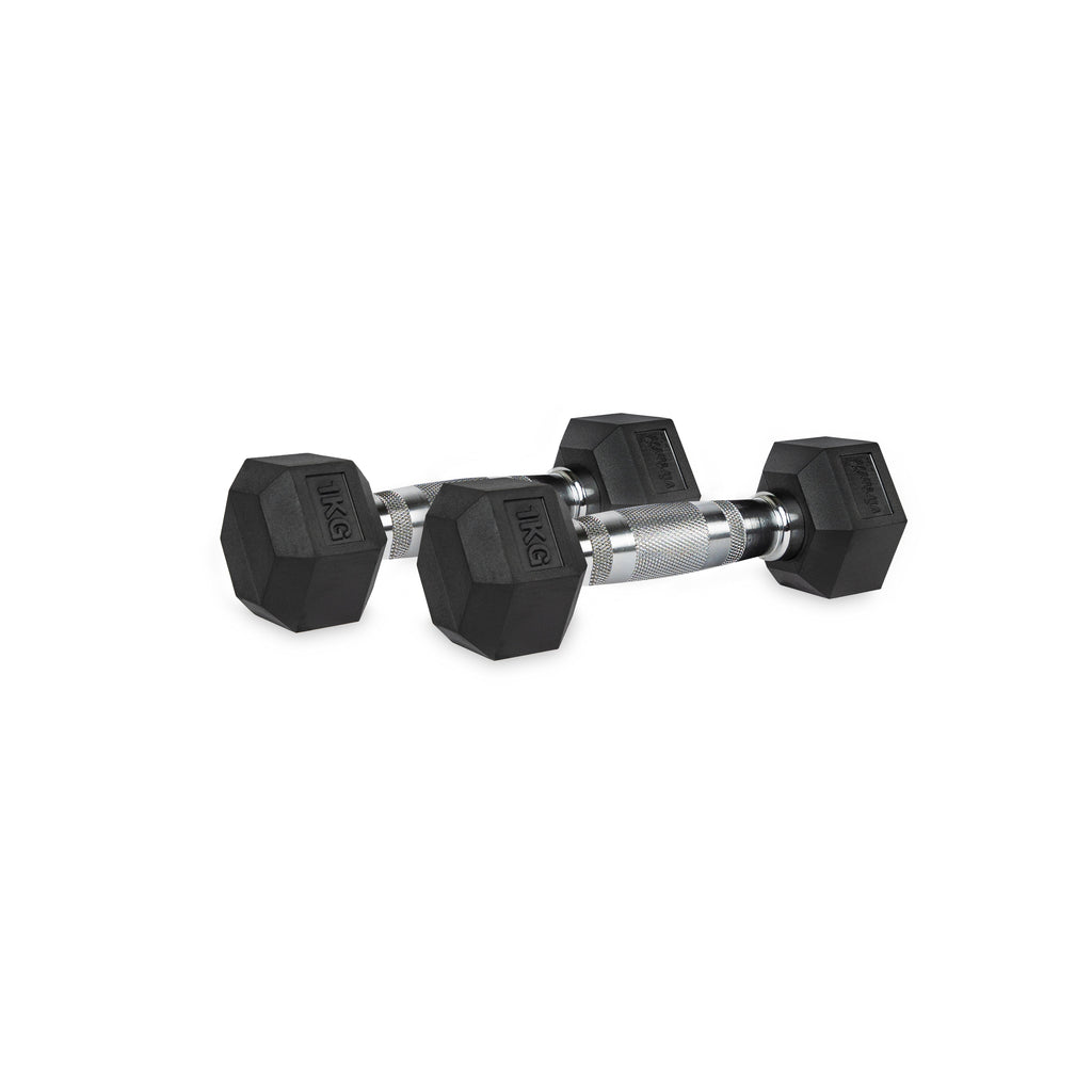 VirtuFit Hexa Dumbbell Pro Set - 2 x 1 kg