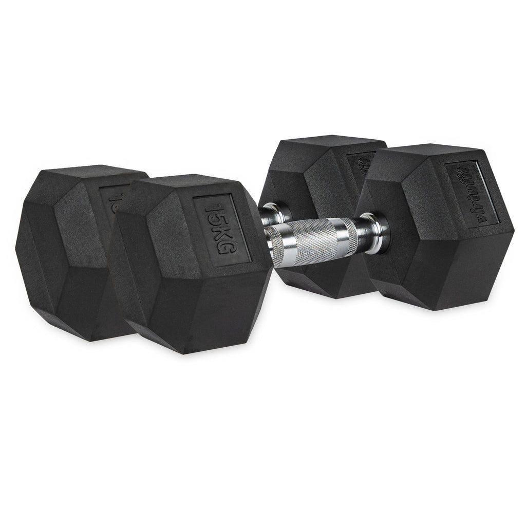 VirtuFit Hexa Dumbbell Pro Set - 2 x 15 kg
