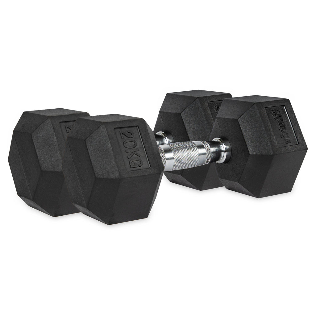 VirtuFit Hexa Dumbbell Pro Set - 2 x 20 kg