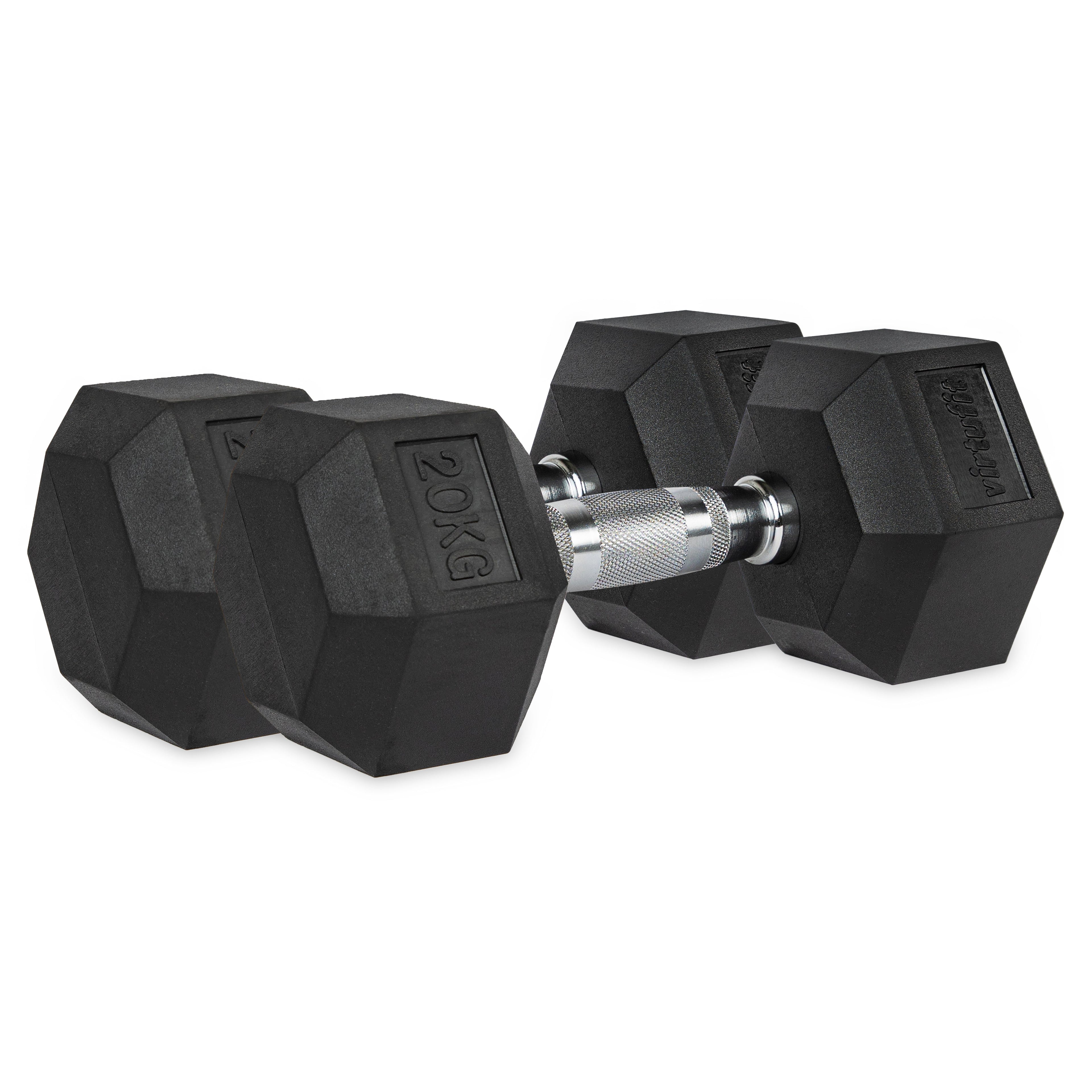 VirtuFit Hexa Dumbbell Pro Set - 2 x 20 kg