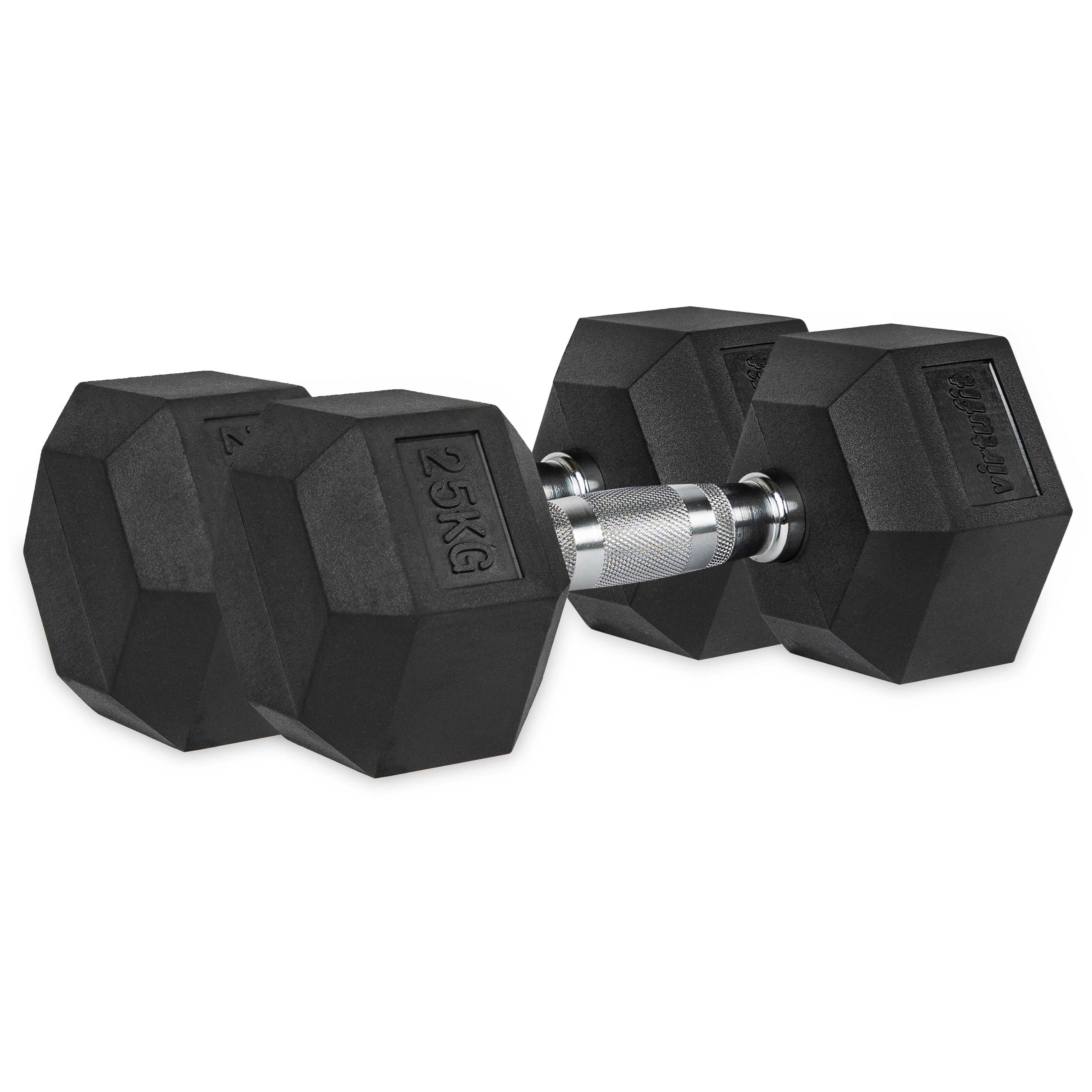 VirtuFit Hexa Dumbbell Pro Set - 2 x 25 kg