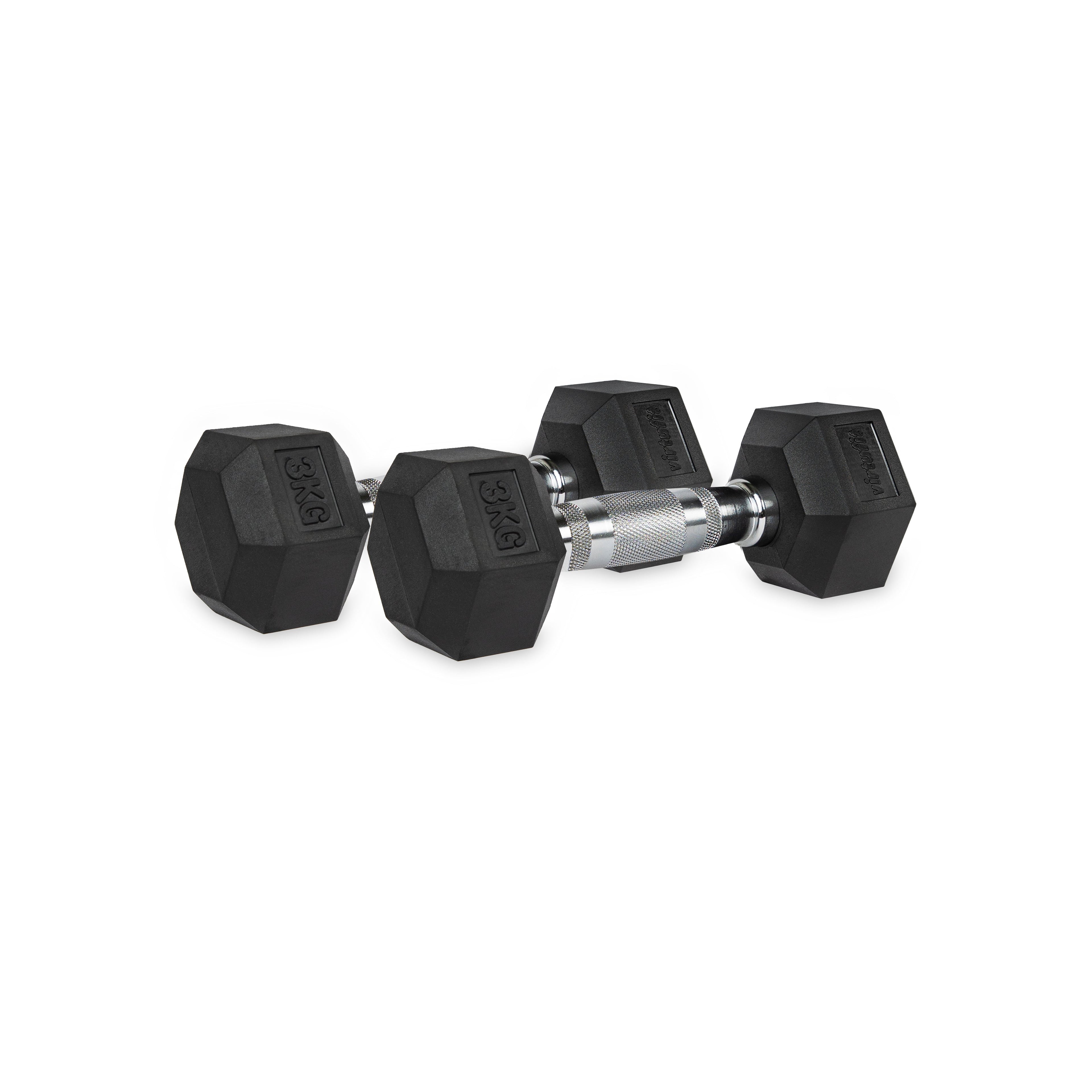 VirtuFit Hexa Dumbbell Pro Set - 2 x 3 kg