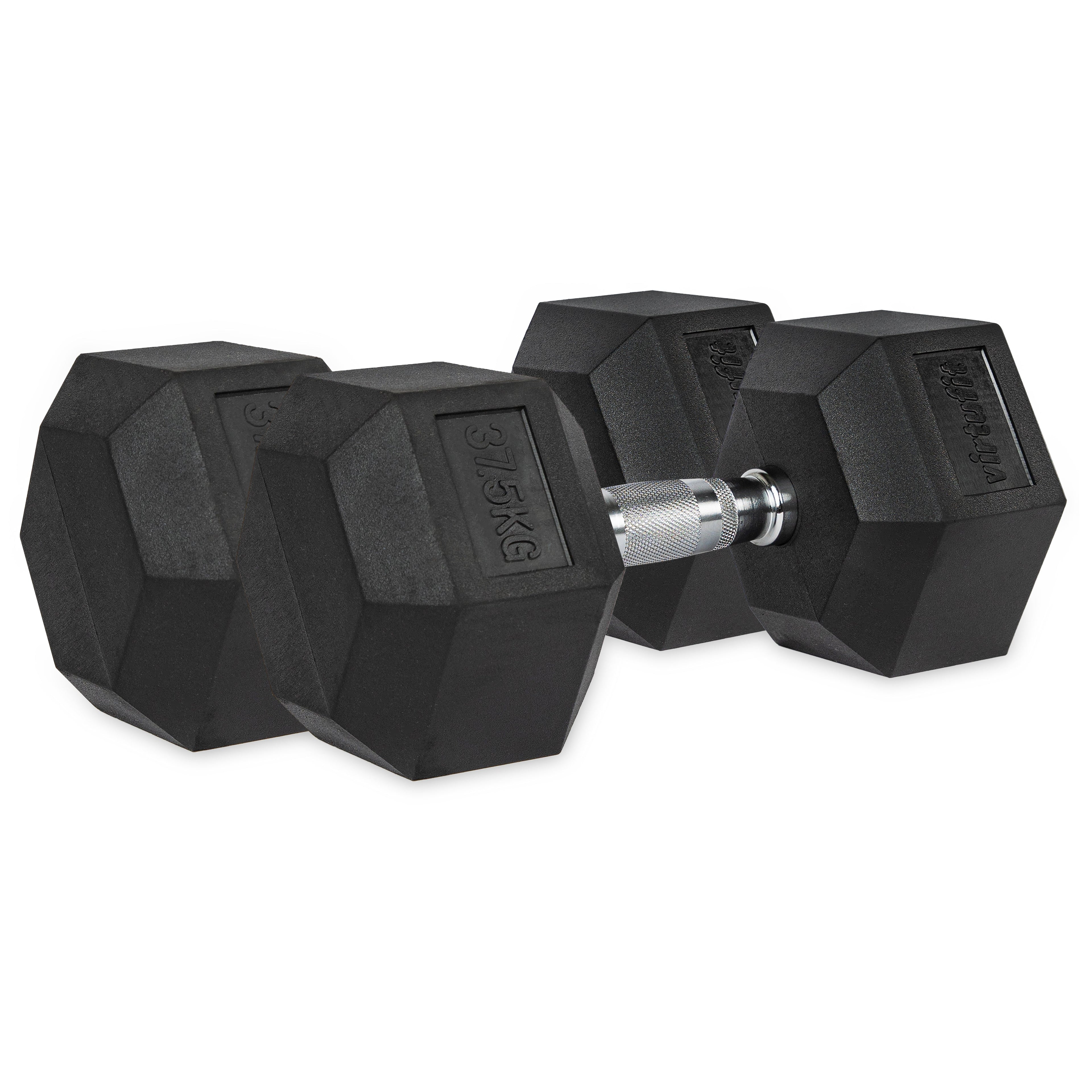 VirtuFit Hexa Dumbbell Pro Set - 2 x 37,5 kg