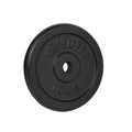 VirtuFit Gietijzeren Halterschijf - Halter gewicht - 30 mm - 10 kg - Zwart
