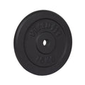 VirtuFit Gietijzeren Halterschijf - Halter gewicht - 30 mm - 15 kg - Zwart