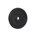 VirtuFit Gietijzeren Halterschijf - Halter gewicht - 30 mm - 5 kg - Zwart