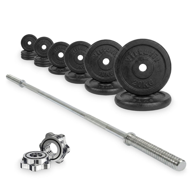 VirtuFit Gietijzeren Halterset - 90 kg