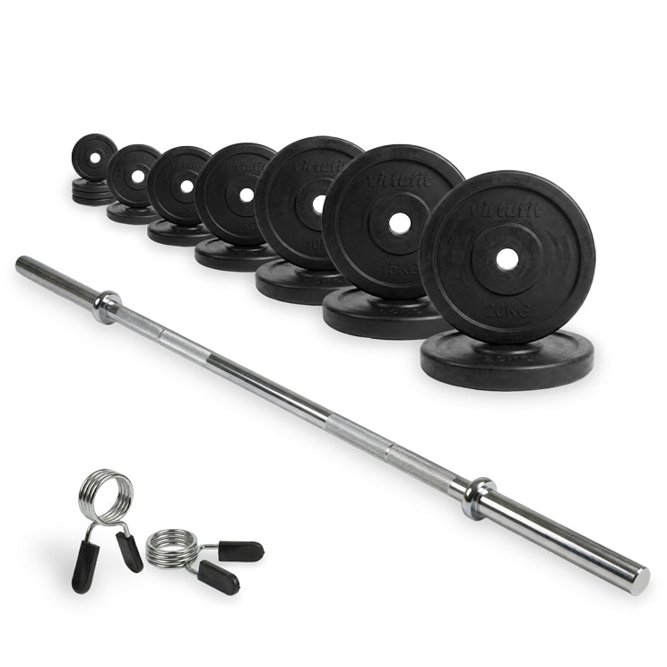 VirtuFit Rubberen Halterset - 120kg