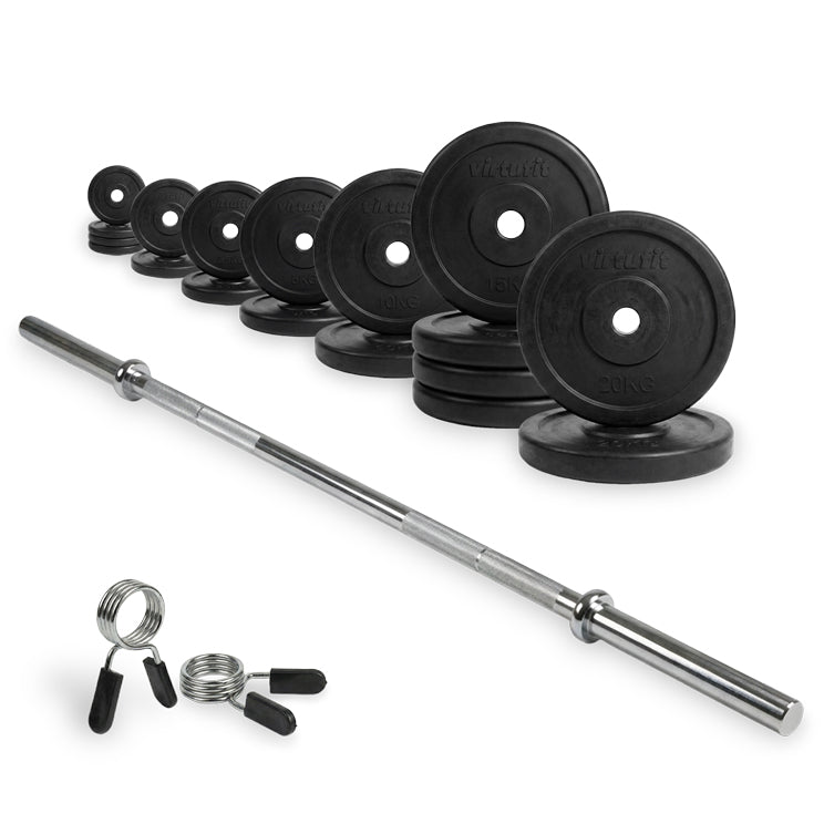 VirtuFit Rubberen Halterset - 150kg