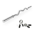 VirtuFit Curlstang - EZ Halterstang - 120 cm - Veerclip - 30 mm