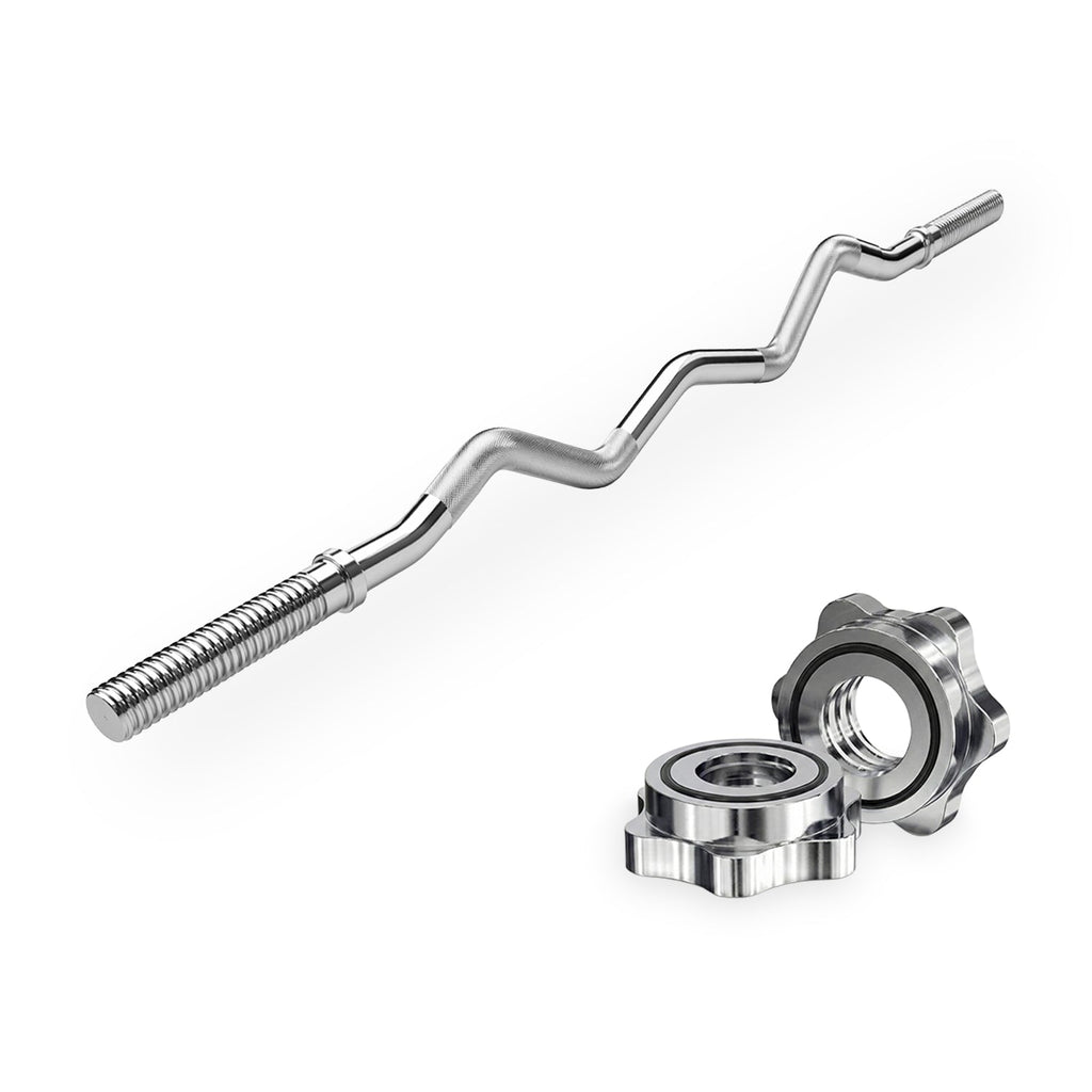 VirtuFit Curlstang - EZ Halterstang - 120 cm - Schroef - 30 mm