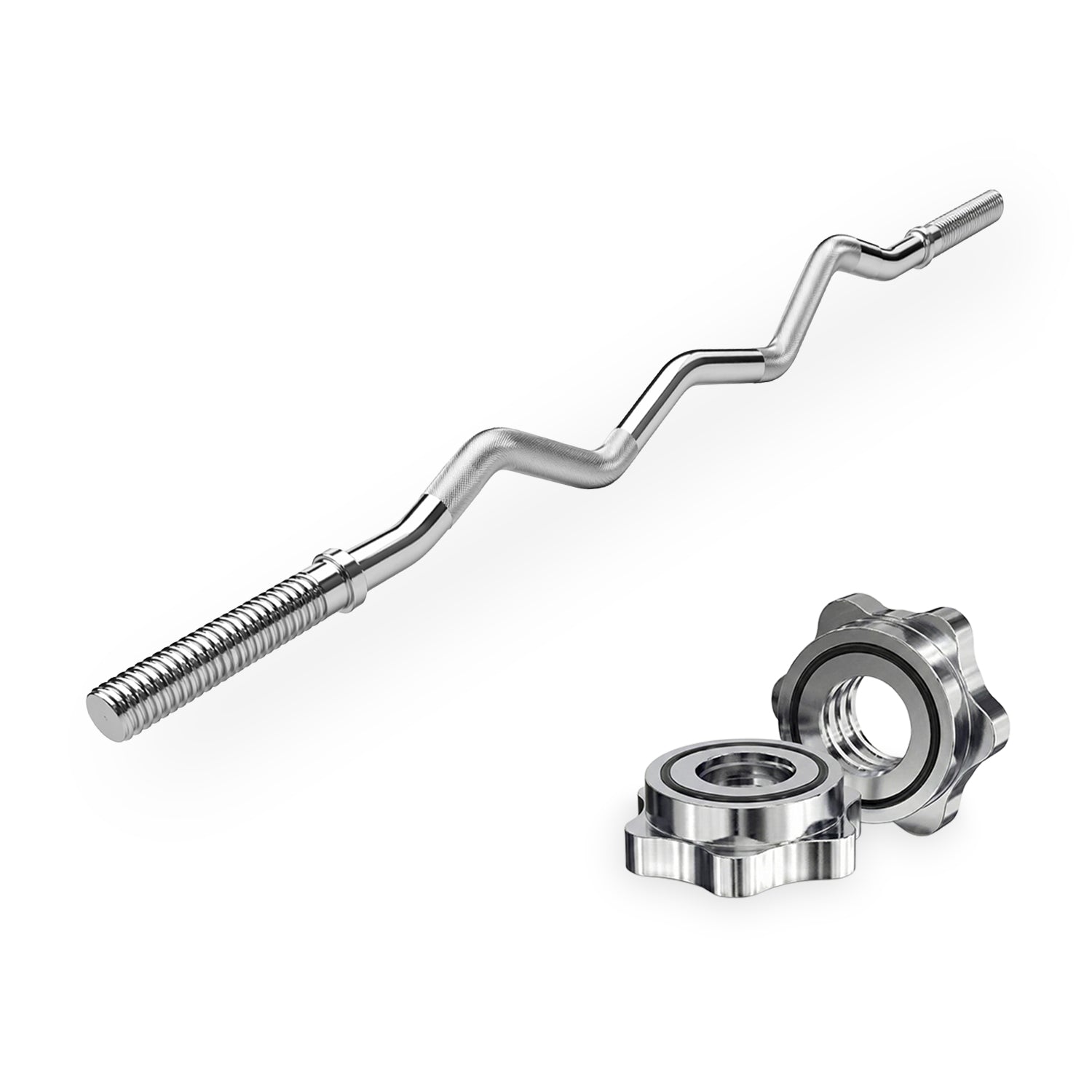 VirtuFit Curlstang - EZ Halterstang - 120 cm - Schroef - 30 mm