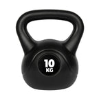 VirtuFit PVC Kettlebell - 10 kg - Zwart