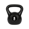 VirtuFit PVC Kettlebell - 6 kg - Zwart