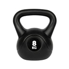 VirtuFit PVC Kettlebell - 8 kg - Zwart