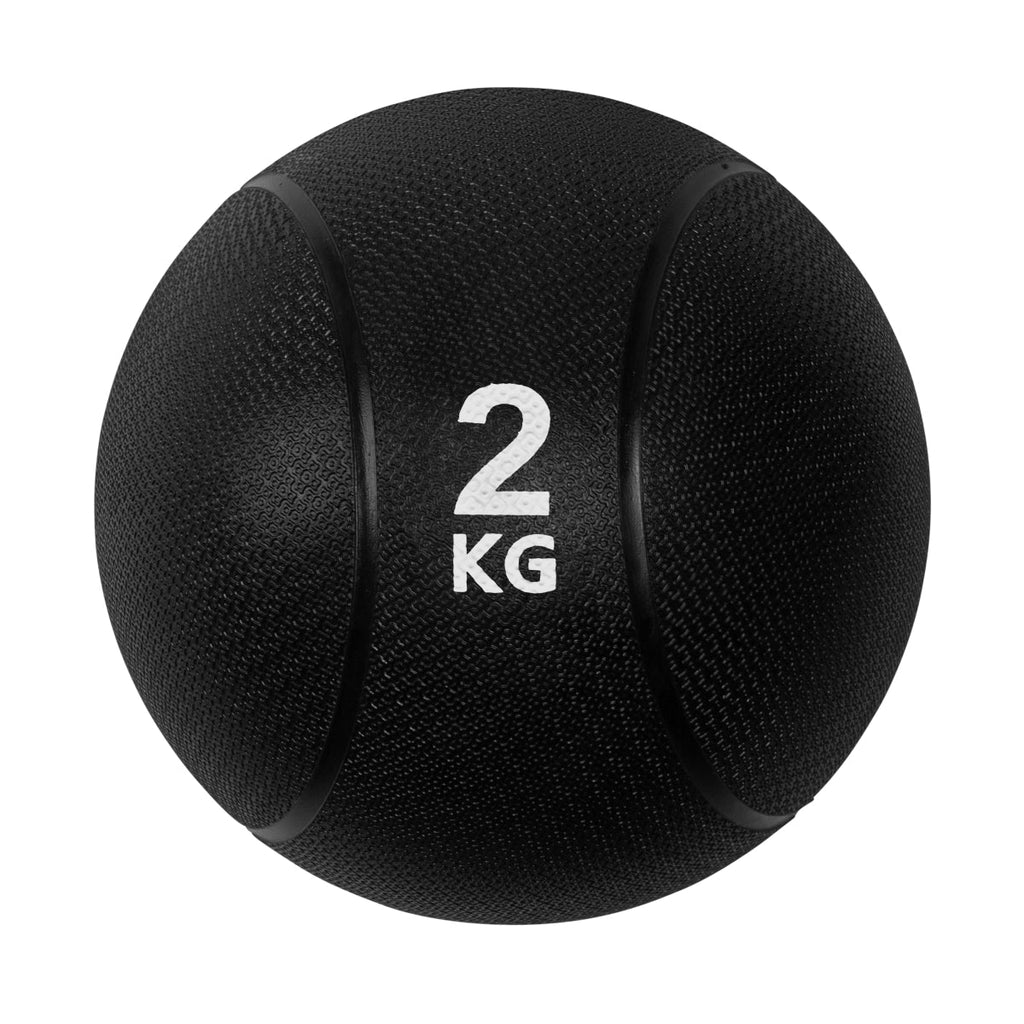 VirtuFit Medicijnbal Pro - Medicine Ball - 2 kg - Rubber - Zwart