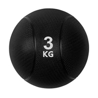VirtuFit Medicijnbal Pro - Medicine Ball - 3 kg - Rubber - Zwart