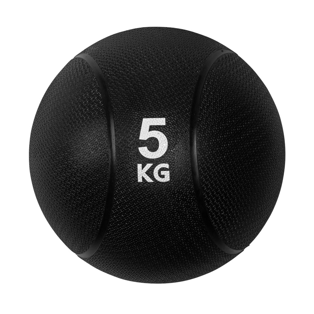 VirtuFit Medicijnbal Pro - Medicine Ball - 5 kg - Rubber - Zwart