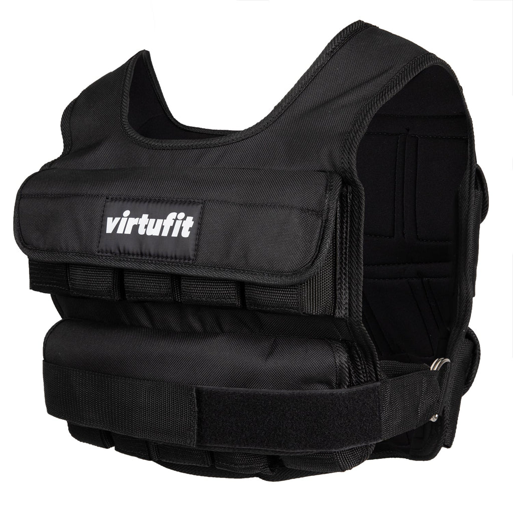 VirtuFit Verstelbaar Gewichtsvest Pro - 10 kg - Zwart - Tweedekans