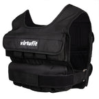 VirtuFit Verstelbaar Gewichtsvest Pro - 10 kg - Zwart - Tweedekans