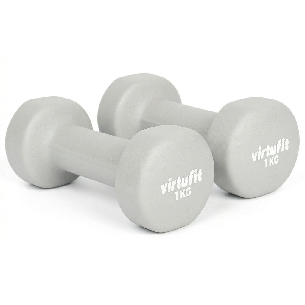 VirtuFit Vinyl Dumbbell Set Pro - 2 x 1 kg